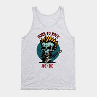 Born to rock // AC-DC Aesthetic Tank Top